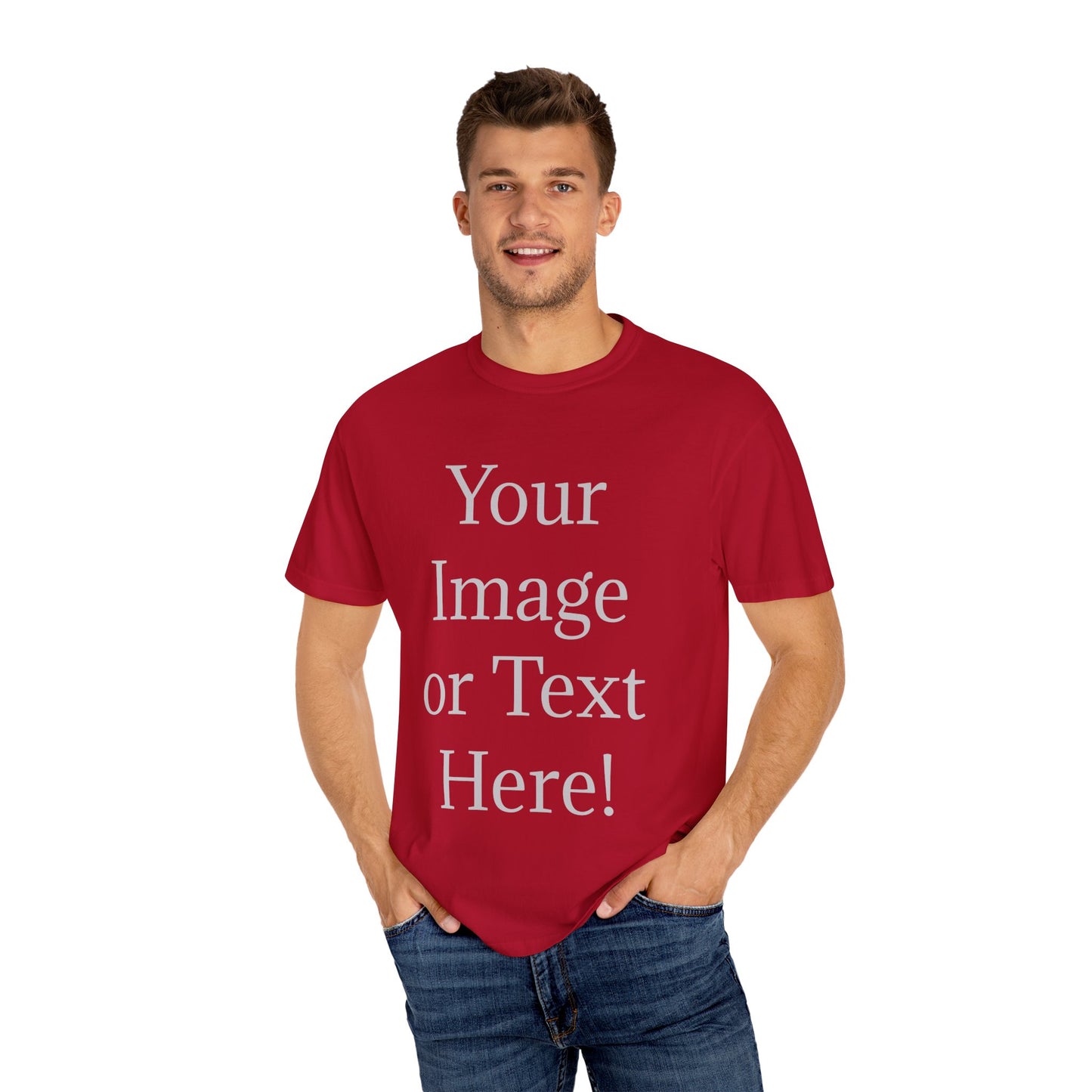 Garment-Dyed T-Shirt, Casual Everyday Wear, Customizable Stylish Tee, Perfect for Gifts, Ideal for Holidays & Celebrations, Unique [...]