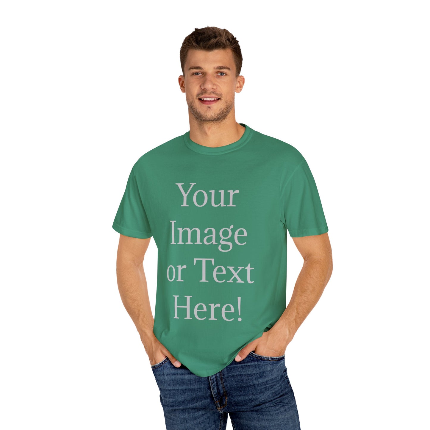 Garment-Dyed T-Shirt, Casual Everyday Wear, Customizable Stylish Tee, Perfect for Gifts, Ideal for Holidays & Celebrations, Unique [...]