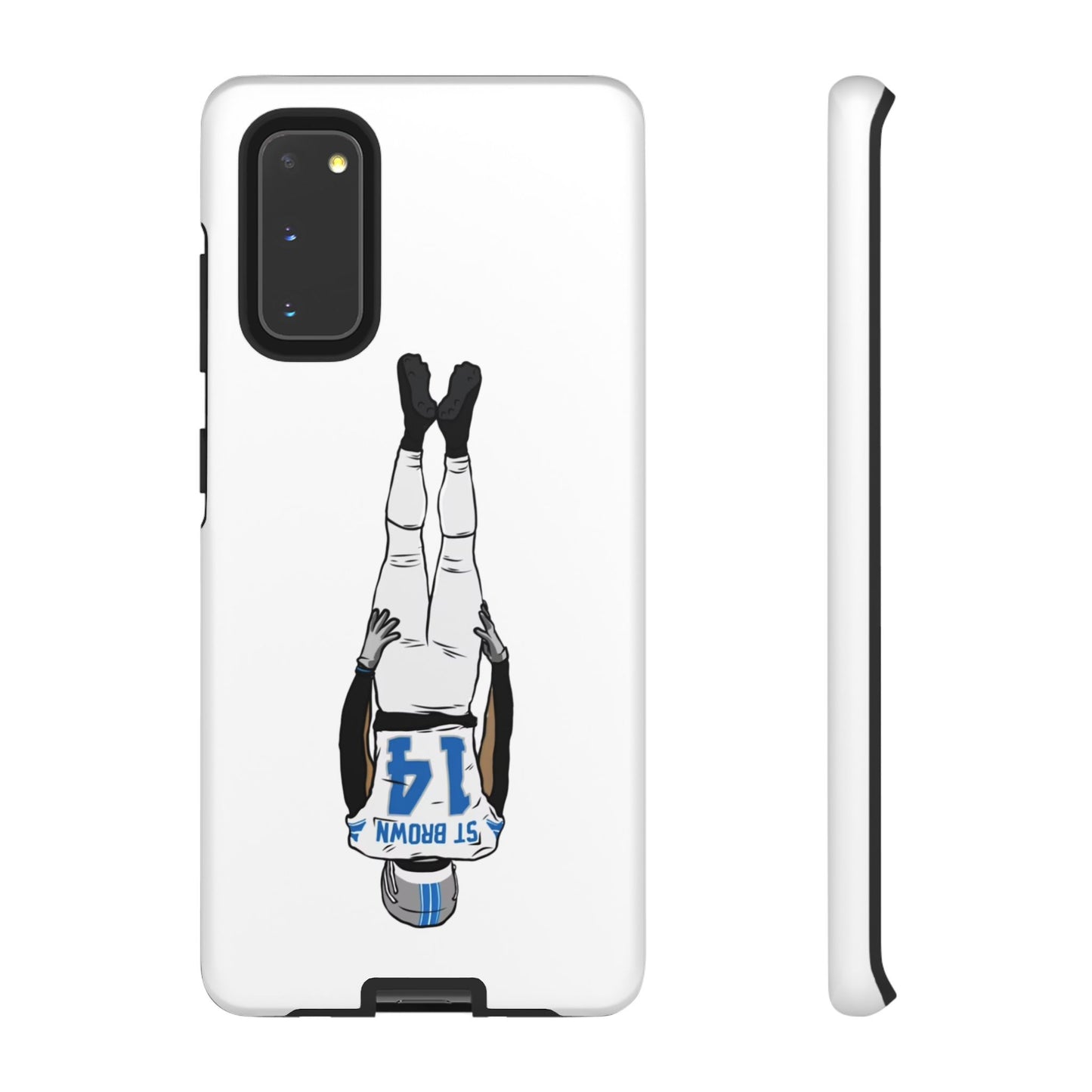 Android! Amon Ra St. Brown Lions Phone Case: Tough Cases with Bold Player Graphic