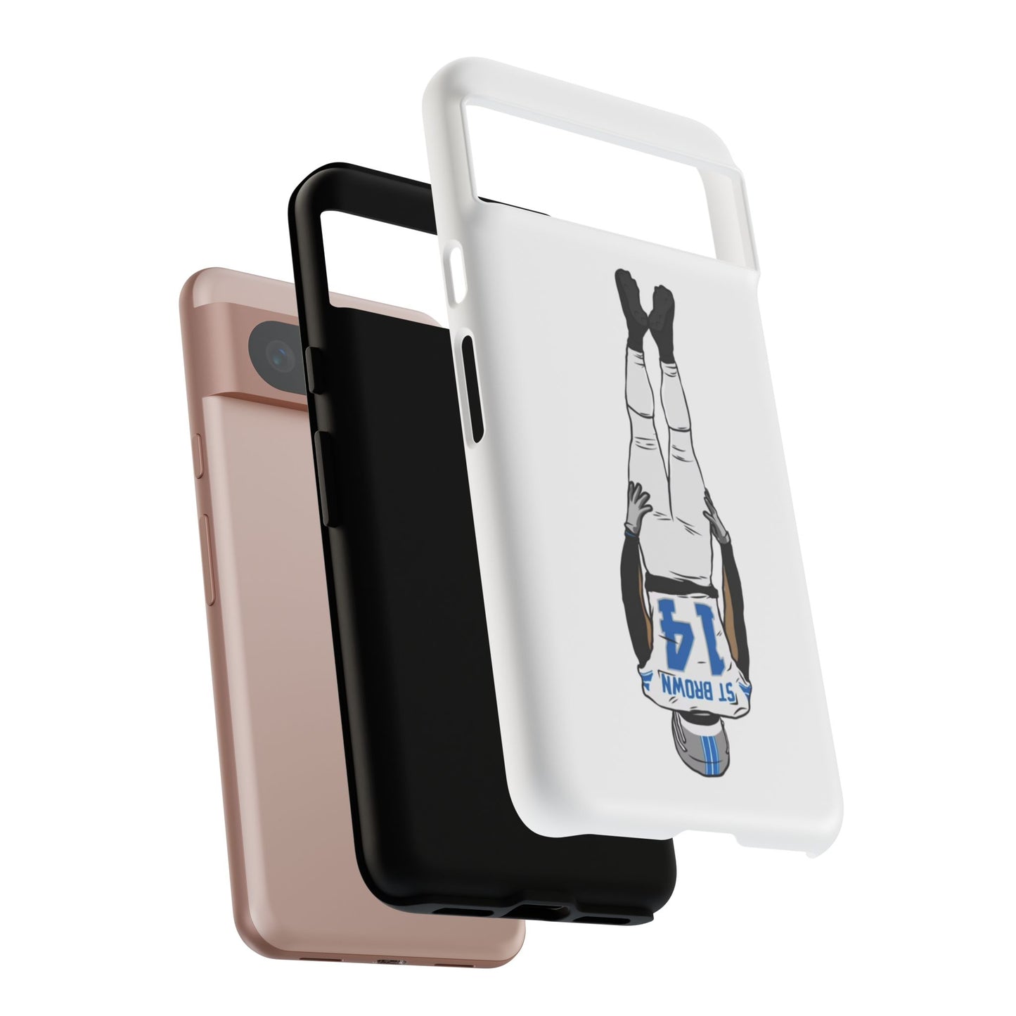 Android! Amon Ra St. Brown Lions Phone Case: Tough Cases with Bold Player Graphic