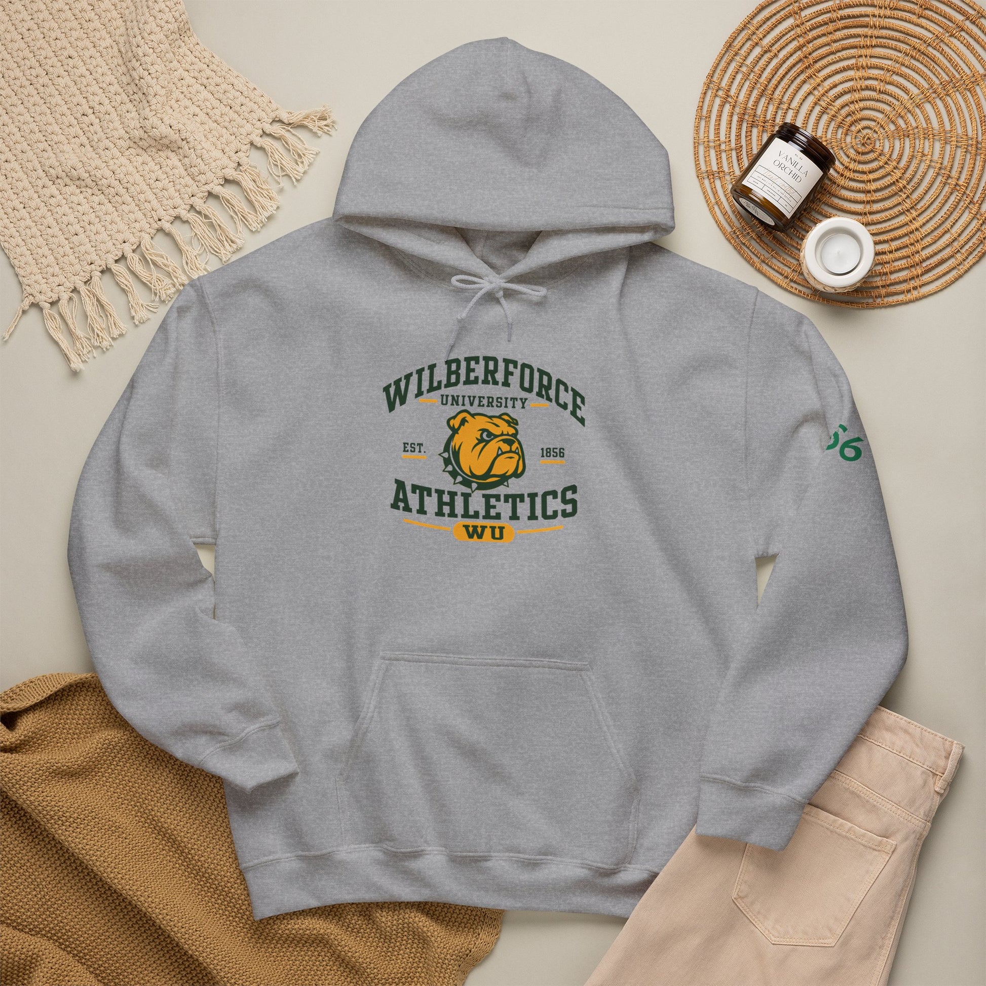 Wilberforce University Athletics Hoodie – Vintage Mascot College Sports Sweatshirt Printify