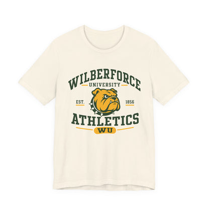 Wilberforce University Athletics T-Shirt — Bulldogs Logo College Tee Printify