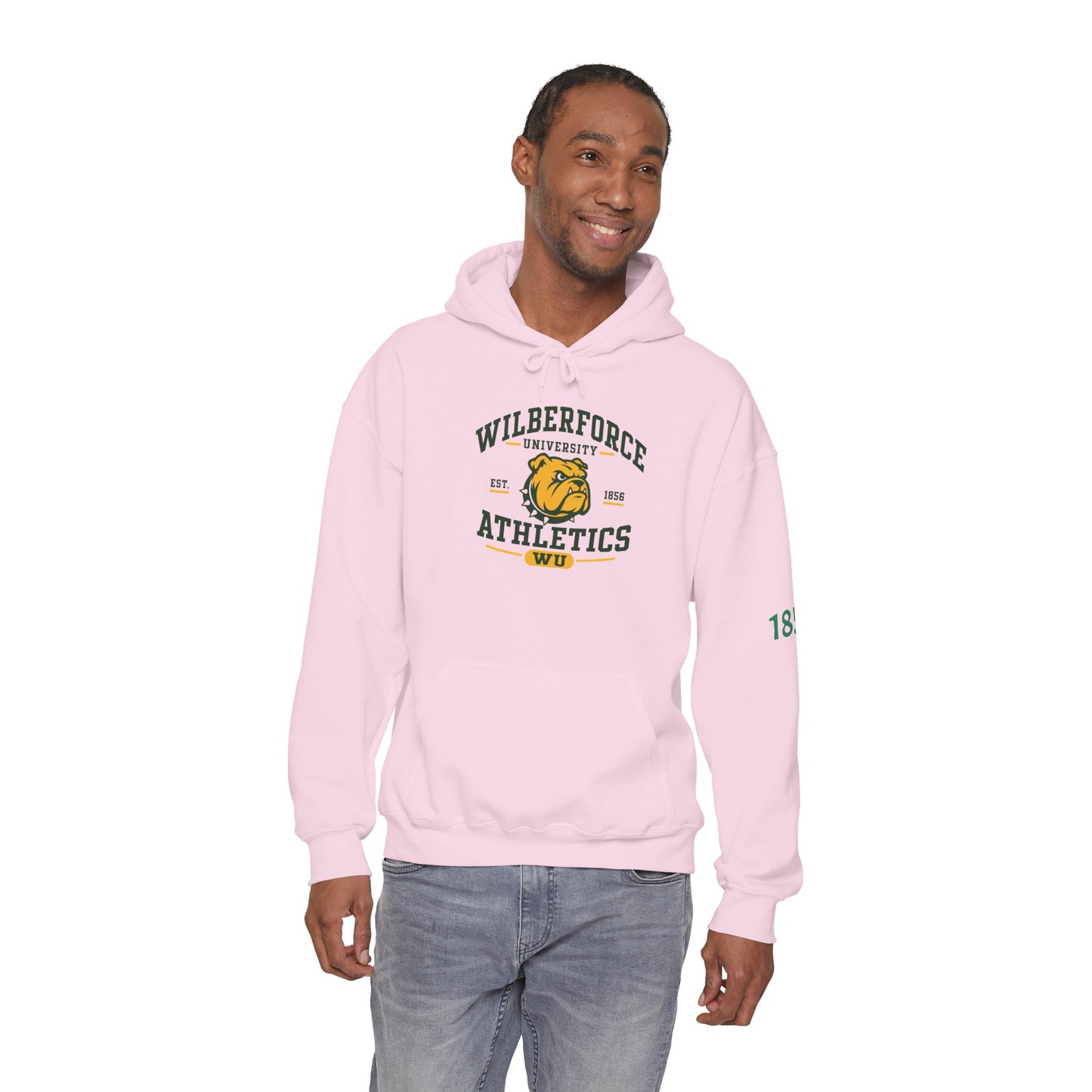 Wilberforce University Athletics Hoodie – Vintage Mascot College Sports Sweatshirt Printify