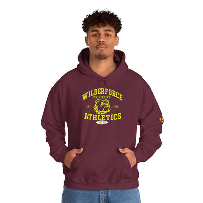 Wilberforce University Athletics Hoodie – Vintage Mascot College Sports Sweatshirt Printify