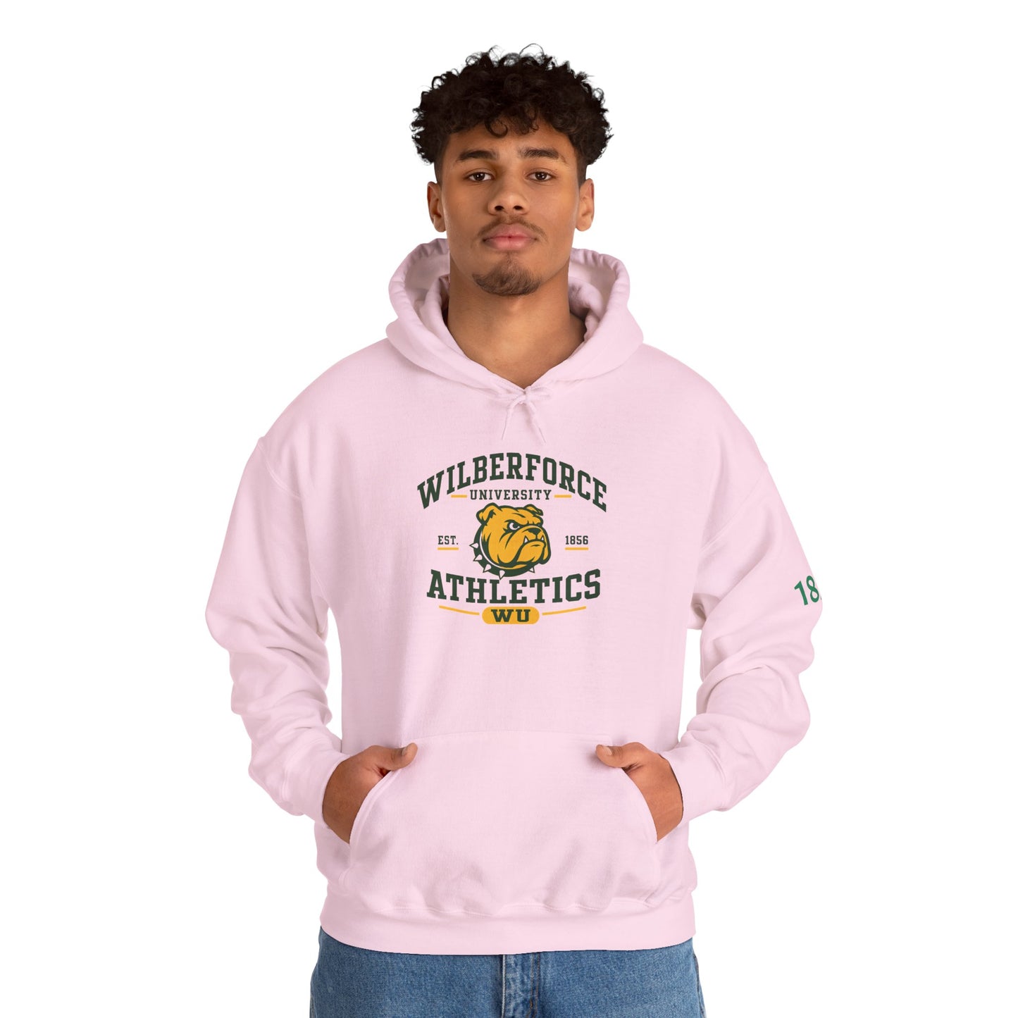 Wilberforce University Athletics Hoodie – Vintage Mascot College Sports Sweatshirt Printify