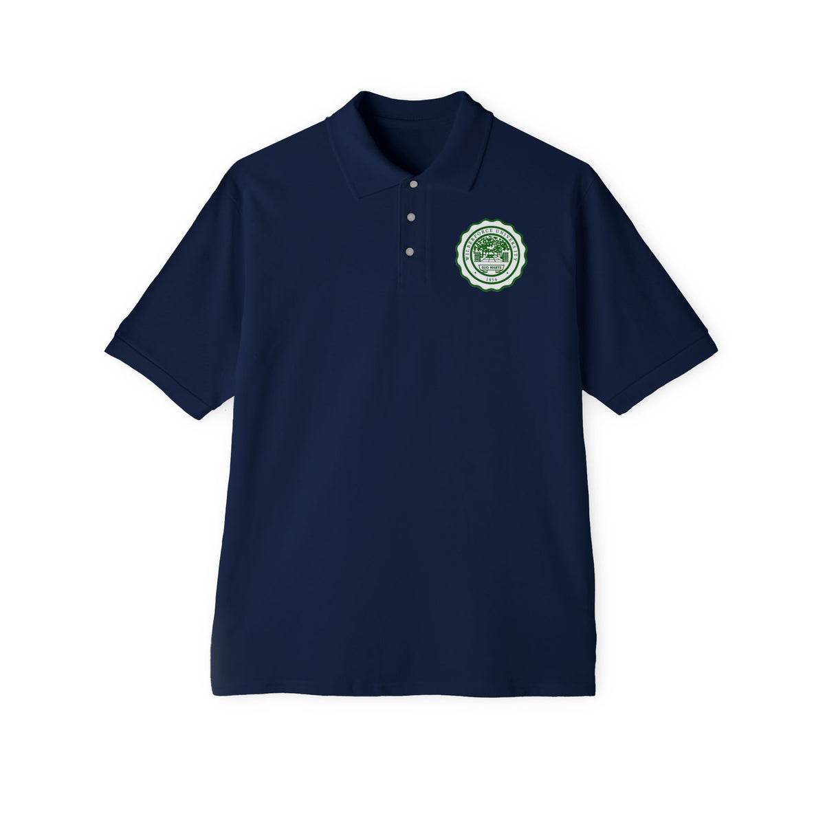 Men's Polo - Wilberforce Crest Logo Chest Embroidery, Classic Golf & Corporate Style Printify
