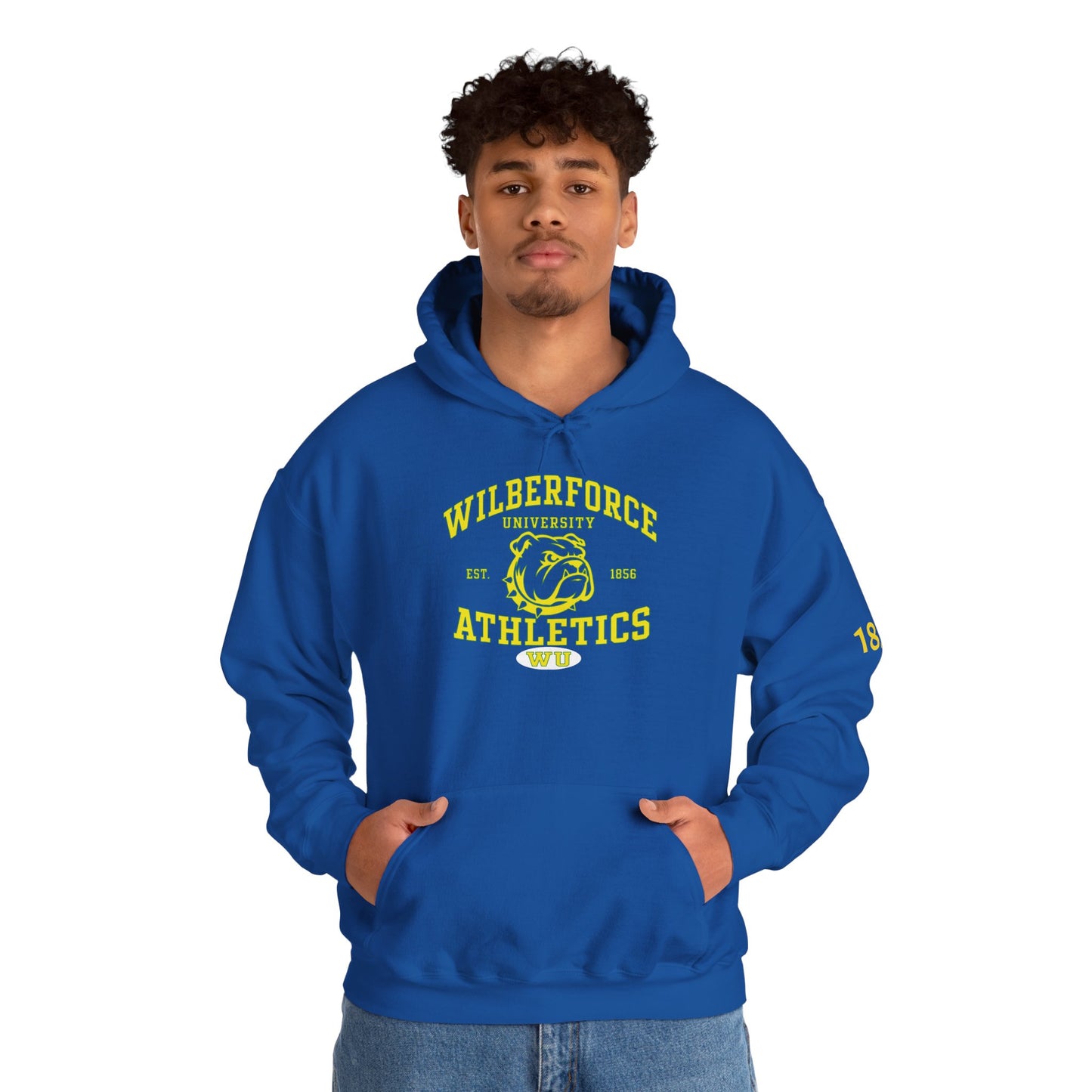 Wilberforce University Athletics Hoodie – Vintage Mascot College Sports Sweatshirt Printify