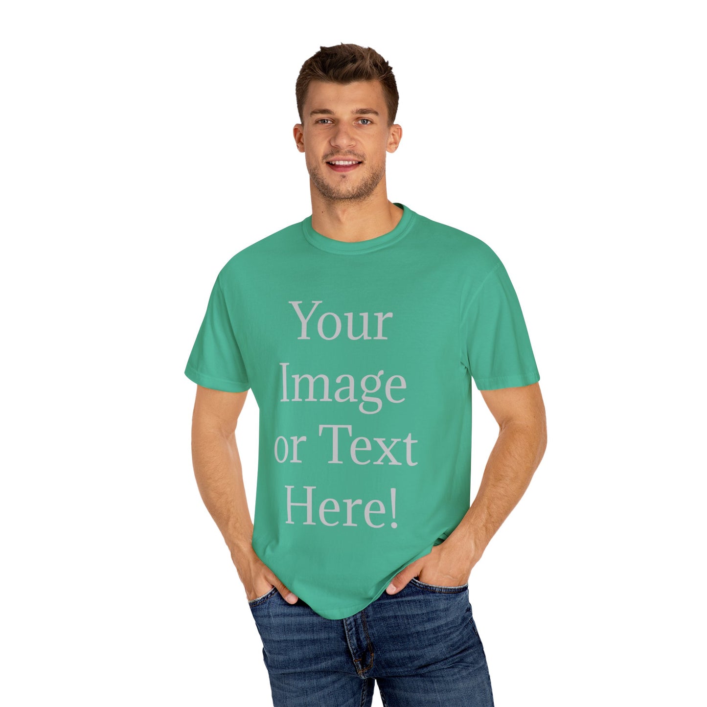 Garment-Dyed T-Shirt, Casual Everyday Wear, Customizable Stylish Tee, Perfect for Gifts, Ideal for Holidays & Celebrations, Unique [...]