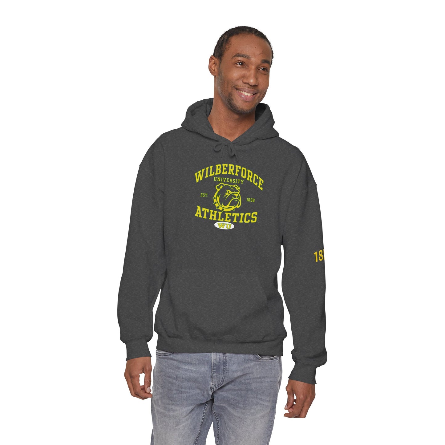 Wilberforce University Athletics Hoodie – Vintage Mascot College Sports Sweatshirt Printify