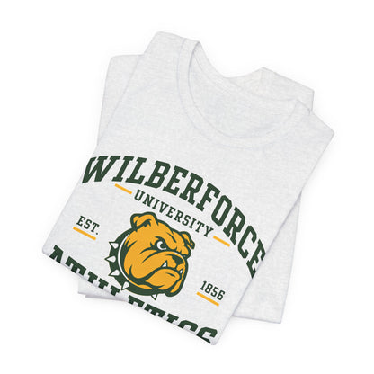 Wilberforce University Athletics T-Shirt — Bulldogs Logo College Tee Printify