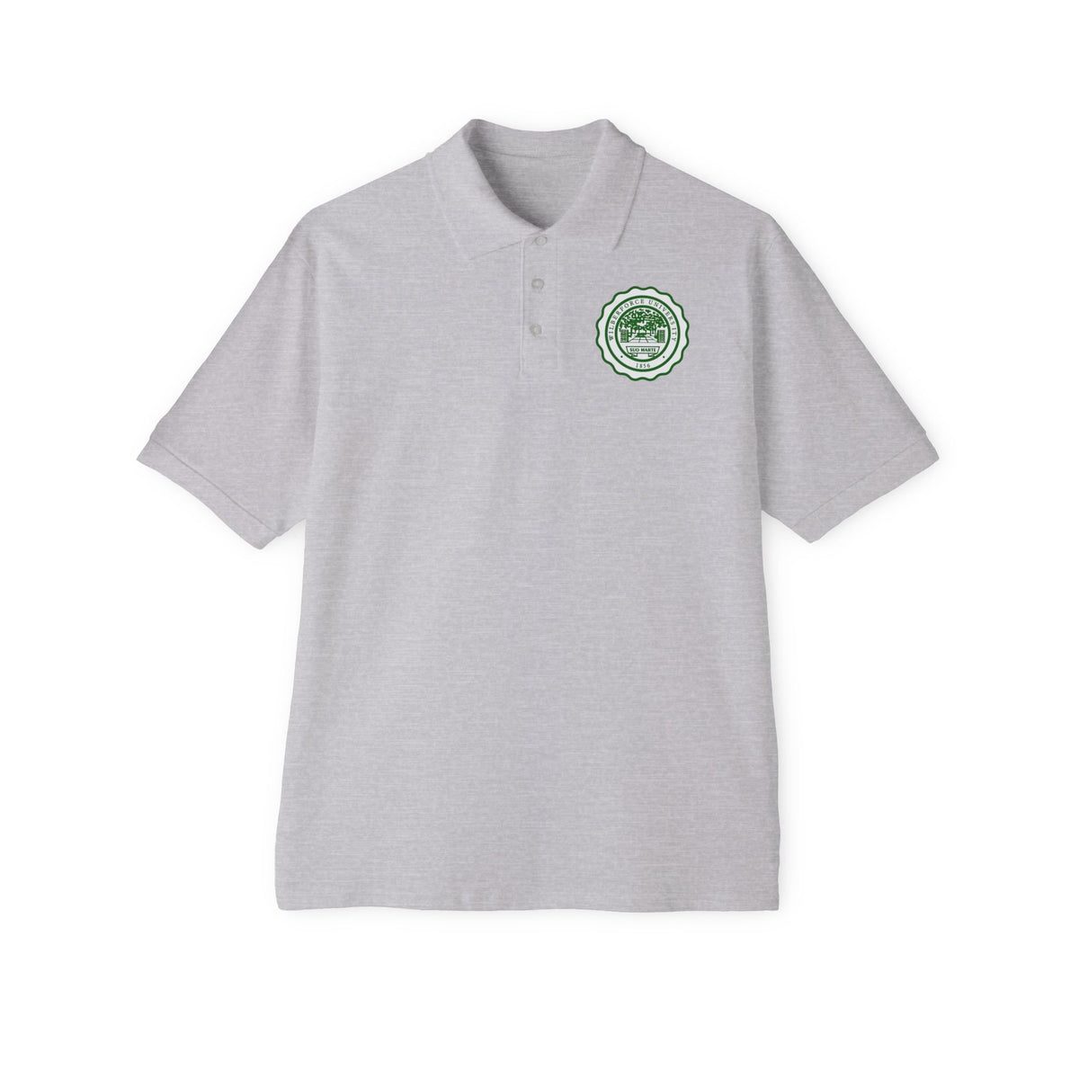 Men's Polo - Wilberforce Crest Logo Chest Embroidery, Classic Golf & Corporate Style Printify