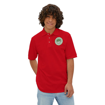 Men's Polo - Wilberforce Crest Logo Chest Embroidery, Classic Golf & Corporate Style Printify