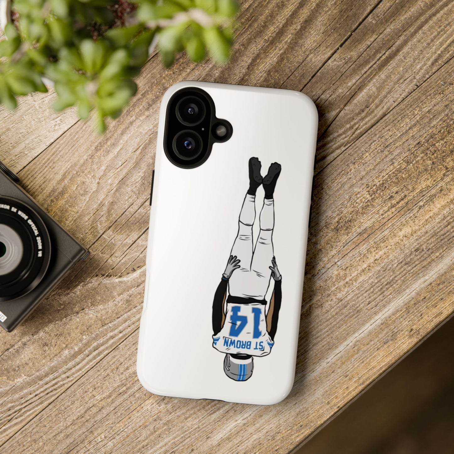 iPhone Football Fan Tough Case with St. Brown Design