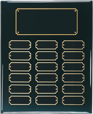Black Piano 9x12 Perpetual Awards Plaque