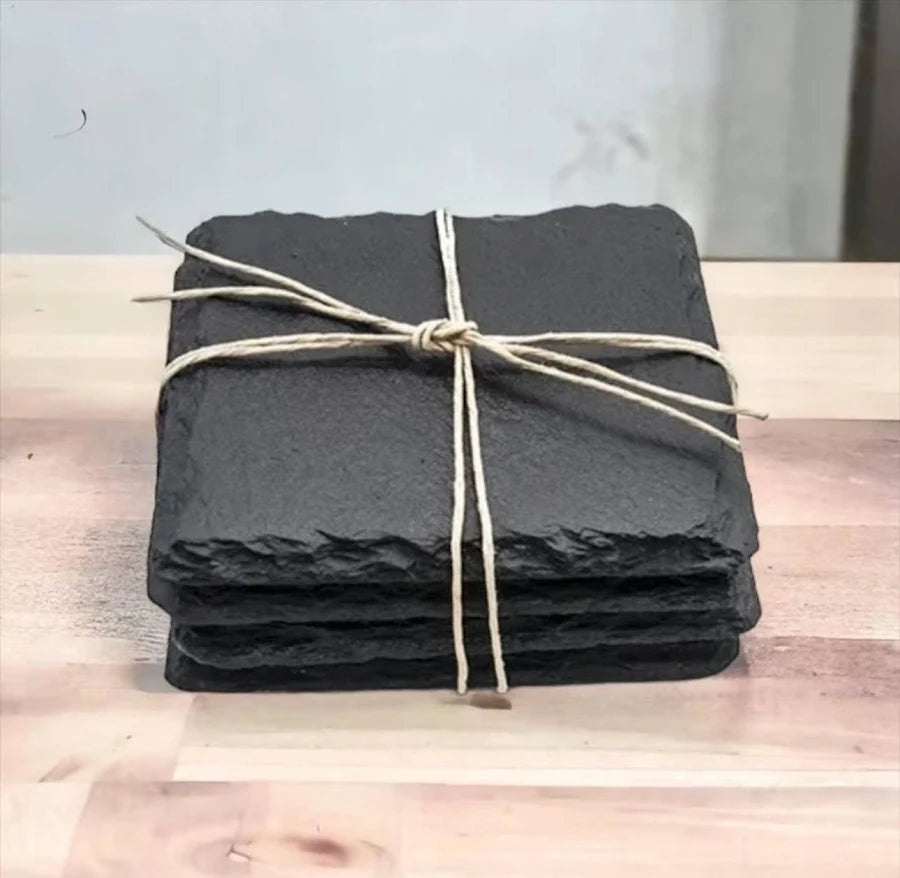 Black Slate Coaster - Pack of 4 Lasercraft Design