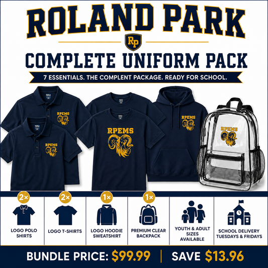 Roland Park Elementary/Middle School Complete Uniform Pack Lasercraft Design