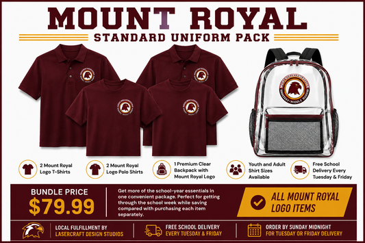 Mount Royal Standard Uniform Pack Lasercraft Design