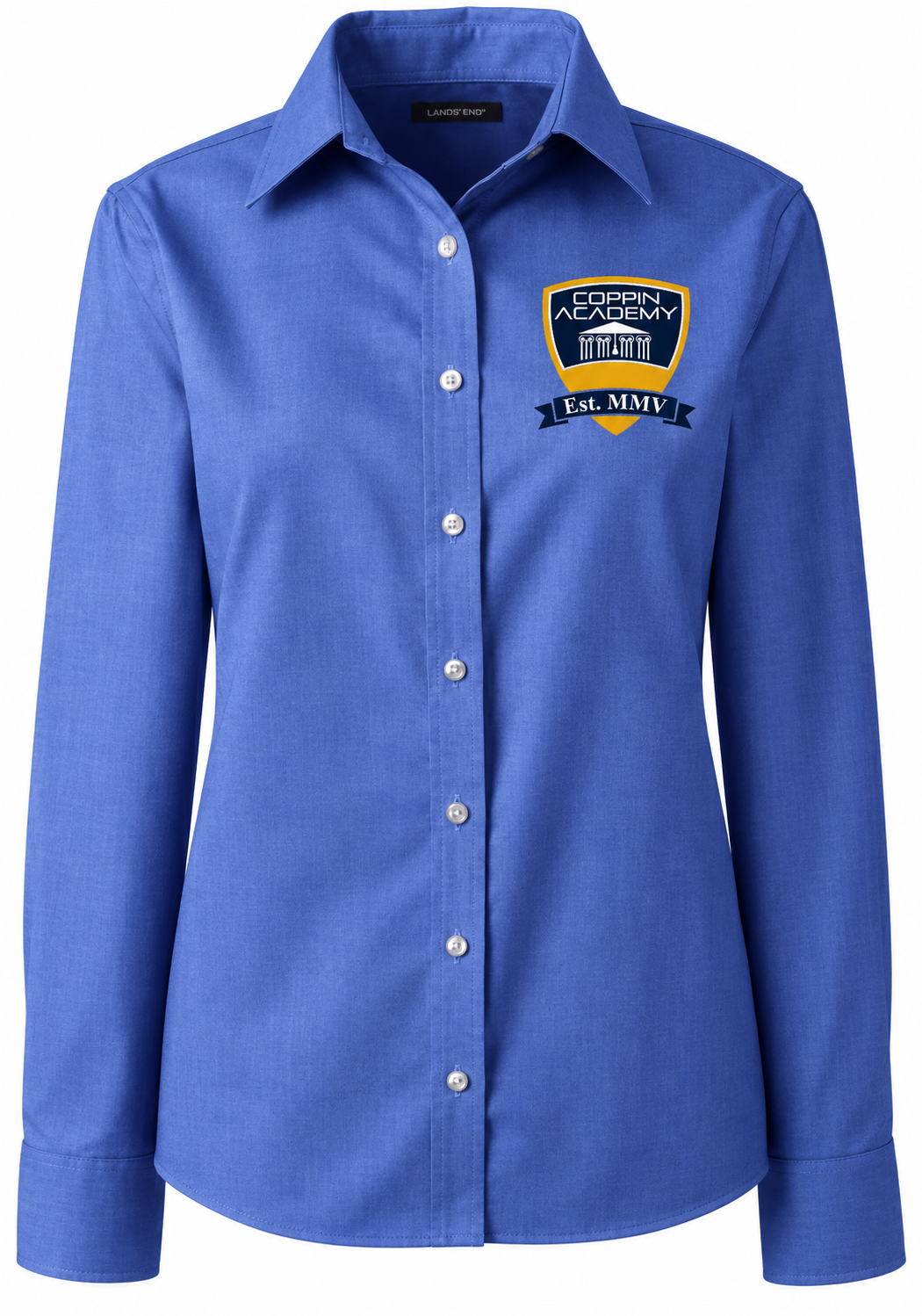 Women's Long Sleeve Oxford Shirt Lasercraft Design
