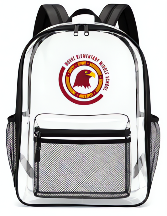 Mount Royal Elementary/Middle School Premium Clear Backpack Lasercraft Design