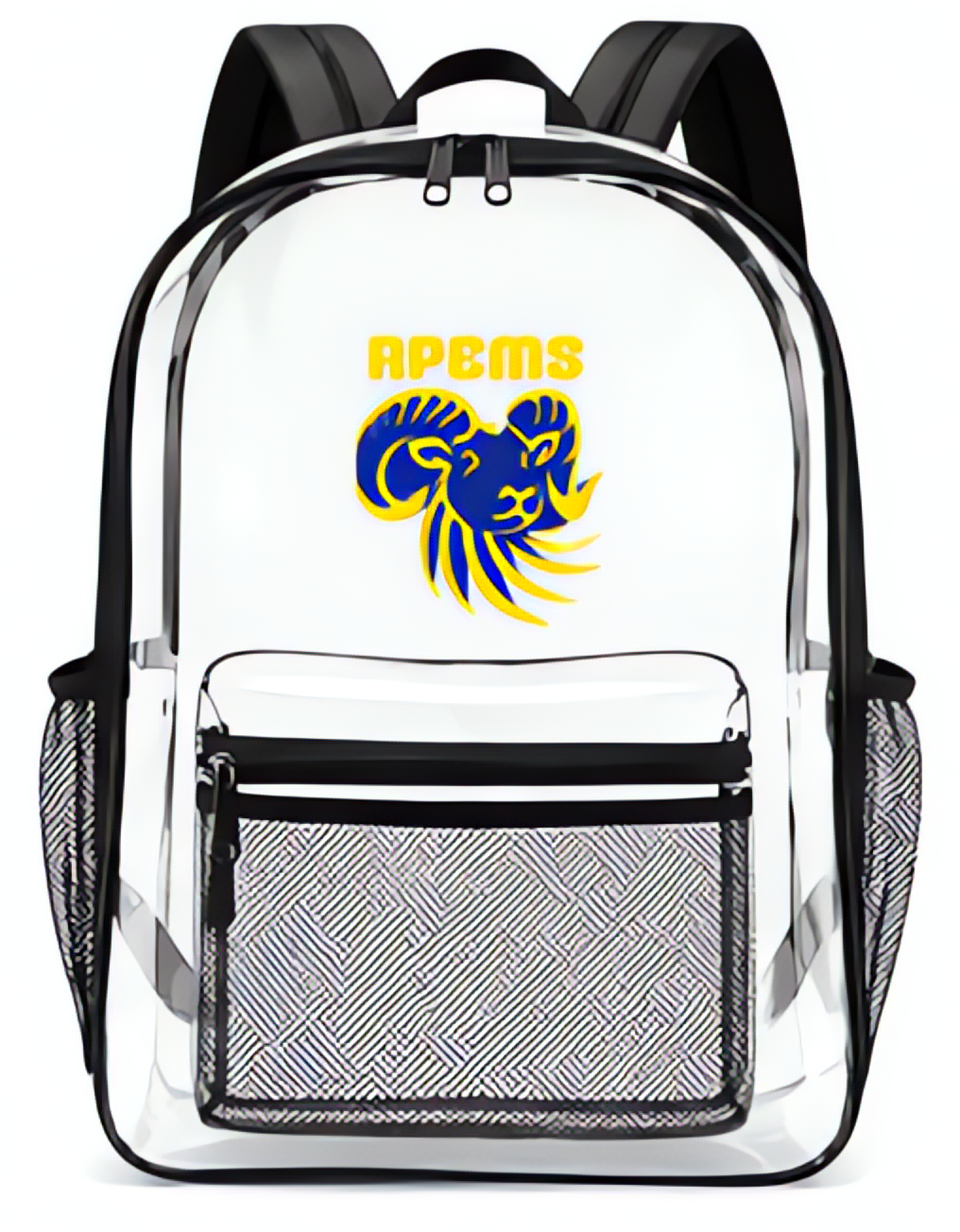 Roland Park Elementary/Middle School Premium Clear Backpack Lasercraft Design