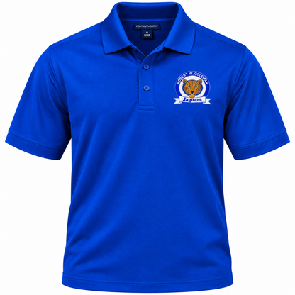 Robert W. Coleman Jaguars Staff Embroidered Polo LaserCraft Design Studios