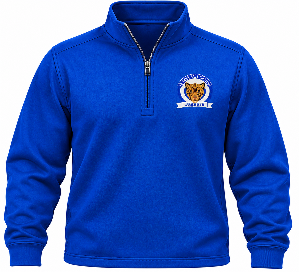 Robert W. Coleman Staff Embroidered Quarter-Zip LaserCraft Design Studios