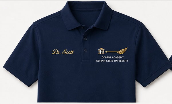 Coppin Academy Personalized Cotton Polo