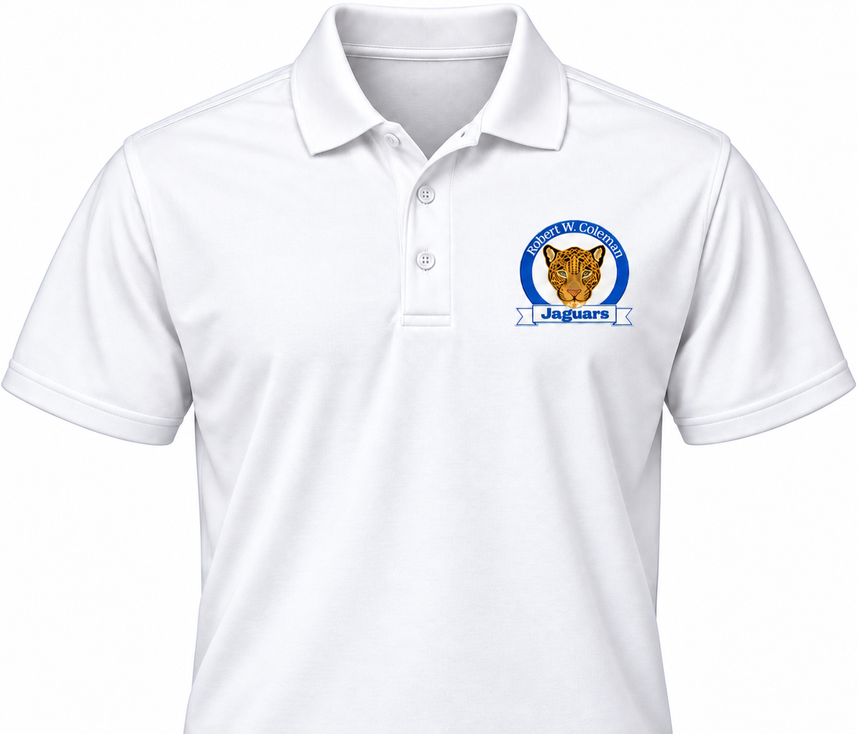 Robert W. Coleman Student Logo Polo LaserCraft Design Studios
