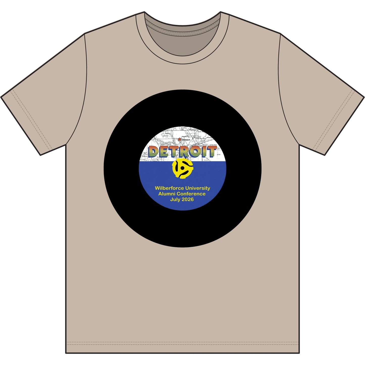 Copy of Detroit Funk Retro Tee - Lasercraft Design