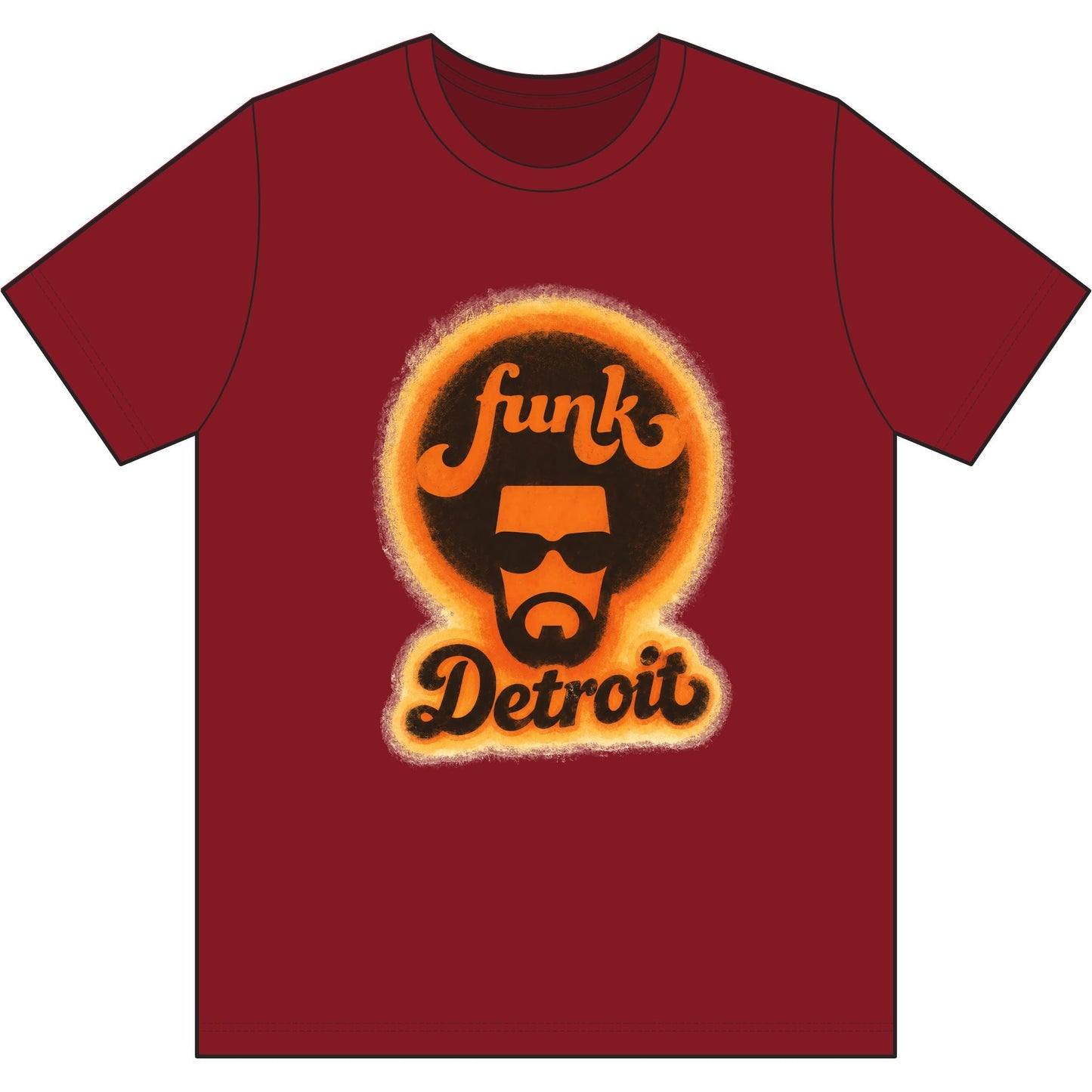 Detroit Funk Retro Tee - Lasercraft Design