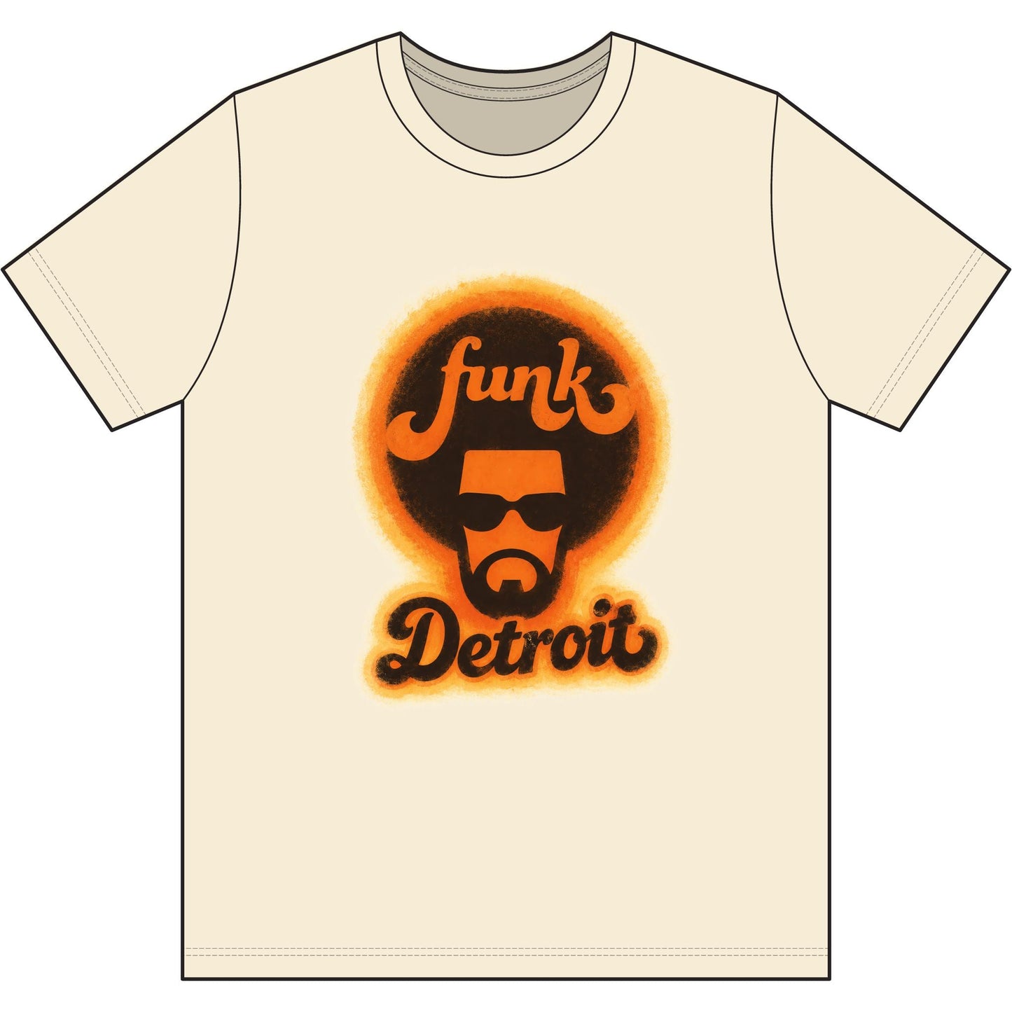 Detroit Funk Retro Tee - Lasercraft Design