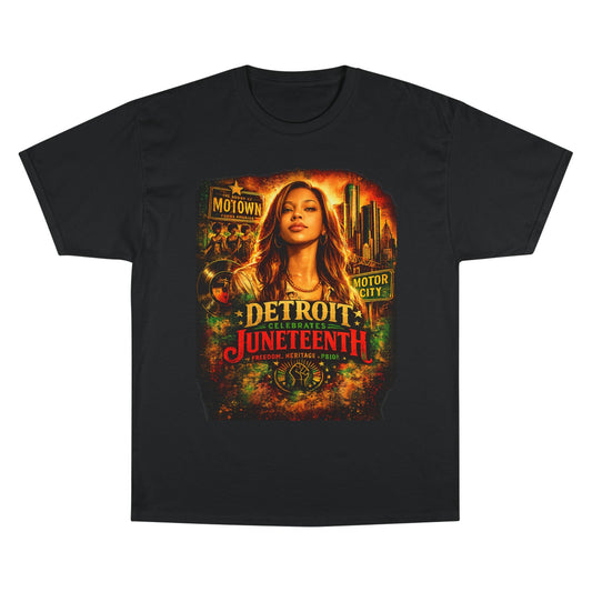 Detroit Juneteenth T-Shirt — Celebrating Motown Heritage - Lasercraft Design