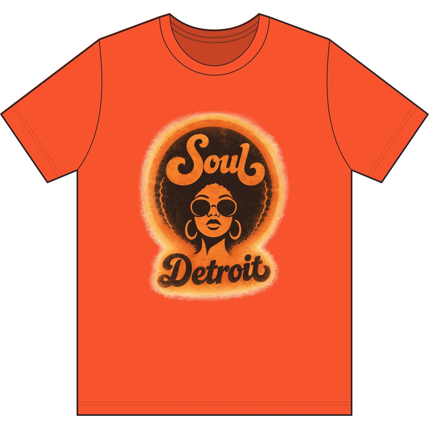 Detroit Soul Retro Tee - Lasercraft Design