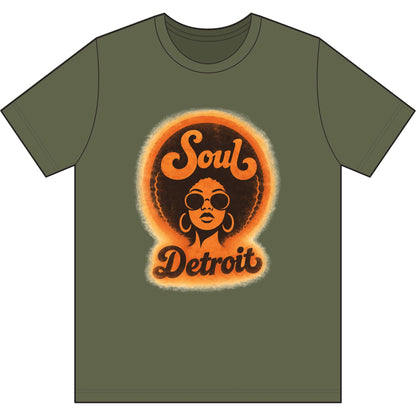 Detroit Soul Retro Tee - Lasercraft Design
