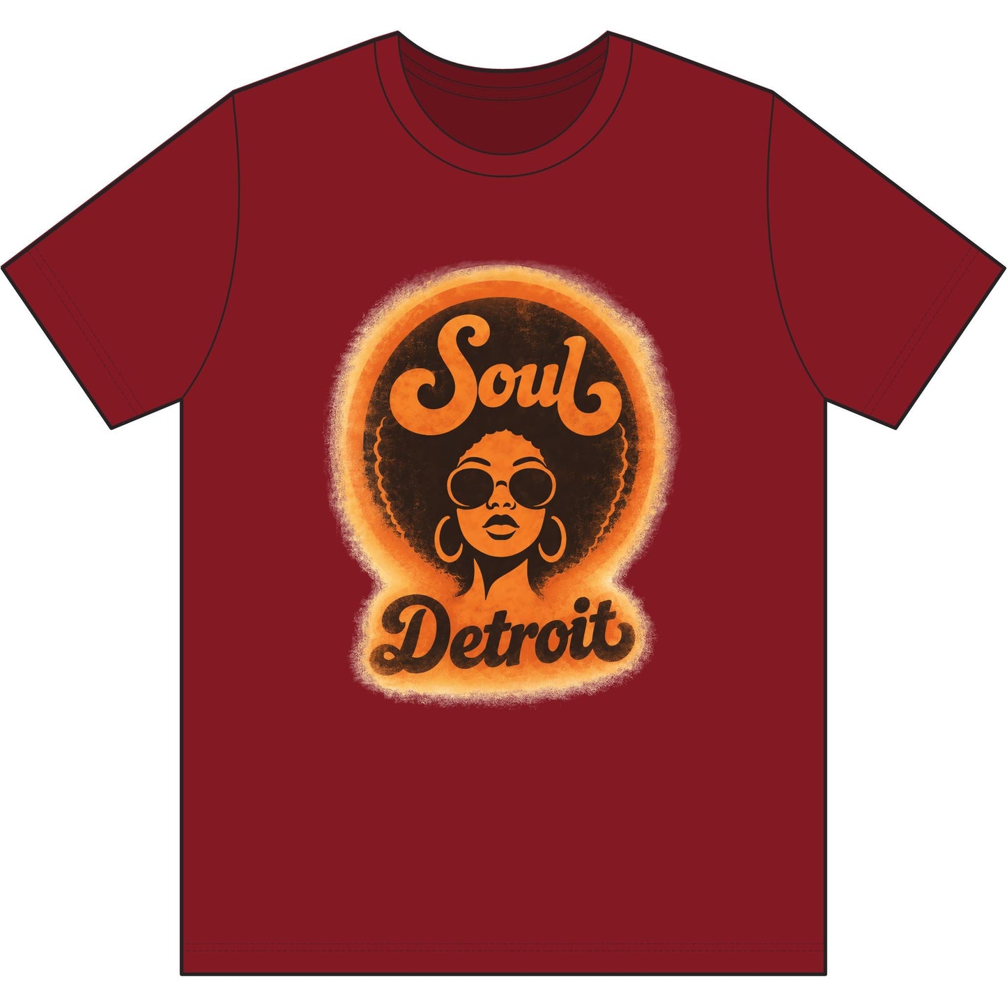 Detroit Soul Retro Tee - Lasercraft Design