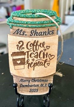 Hand - Made Custom Christmas Gift Card Holders - Lasercraft Design