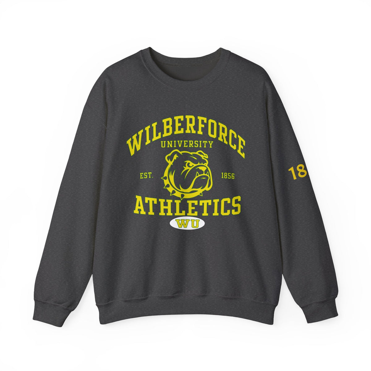 Wilberforce University Athletics Crewneck Sweatshirt — Bulldog Collegiate Pullover - Lasercraft Design