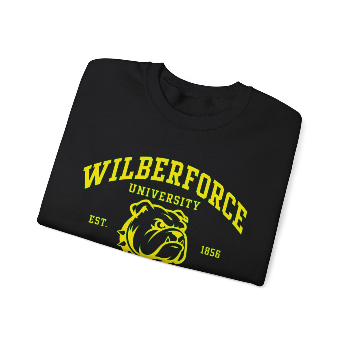 Wilberforce University Athletics Crewneck Sweatshirt — Bulldog Collegiate Pullover - Lasercraft Design