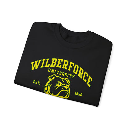 Wilberforce University Athletics Crewneck Sweatshirt — Bulldog Collegiate Pullover - Lasercraft Design
