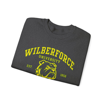 Wilberforce University Athletics Crewneck Sweatshirt — Bulldog Collegiate Pullover - Lasercraft Design