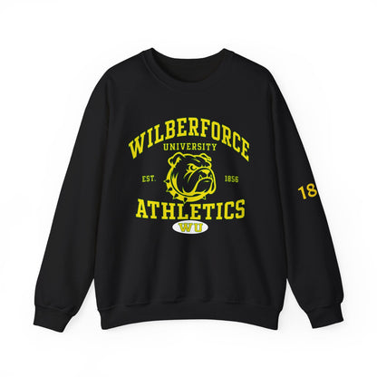 Wilberforce University Athletics Crewneck Sweatshirt — Bulldog Collegiate Pullover - Lasercraft Design