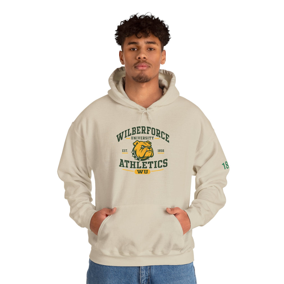 Wilberforce University Athletics Hoodie – Vintage Mascot College Sports Sweatshirt - Lasercraft Design