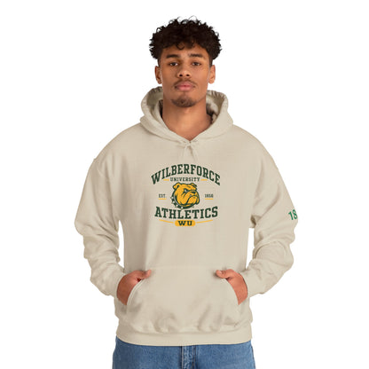 Wilberforce University Athletics Hoodie – Vintage Mascot College Sports Sweatshirt - Lasercraft Design