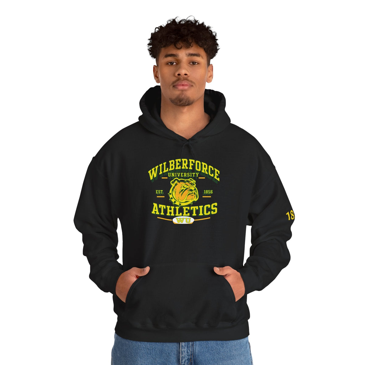 Wilberforce University Athletics Hoodie – Vintage Mascot College Sports Sweatshirt - Lasercraft Design
