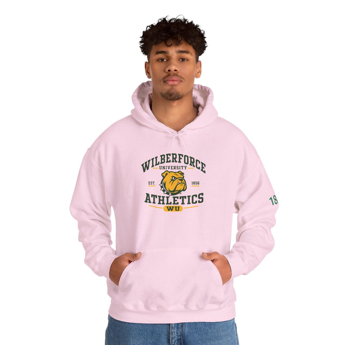 Wilberforce University Athletics Hoodie – Vintage Mascot College Sports Sweatshirt - Lasercraft Design