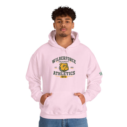 Wilberforce University Athletics Hoodie – Vintage Mascot College Sports Sweatshirt - Lasercraft Design