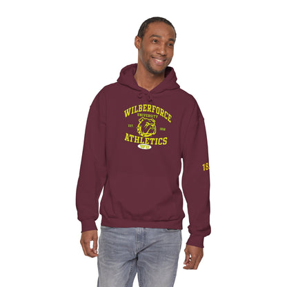 Wilberforce University Athletics Hoodie – Vintage Mascot College Sports Sweatshirt - Lasercraft Design