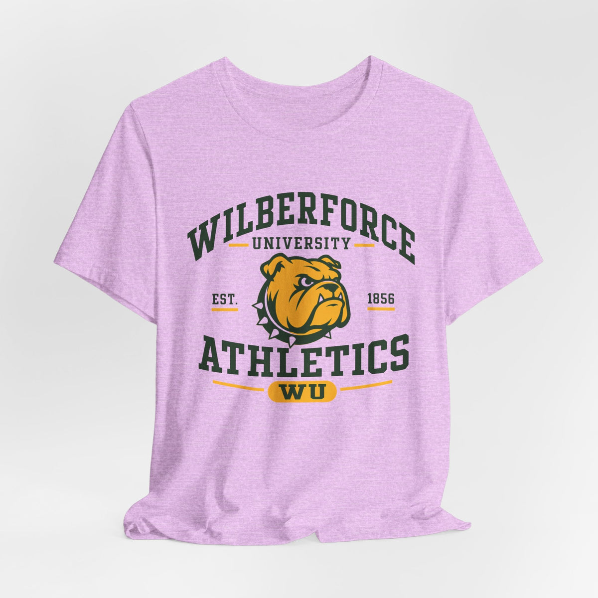 Wilberforce University Athletics T-Shirt — Bulldogs Logo College Tee - Lasercraft Design