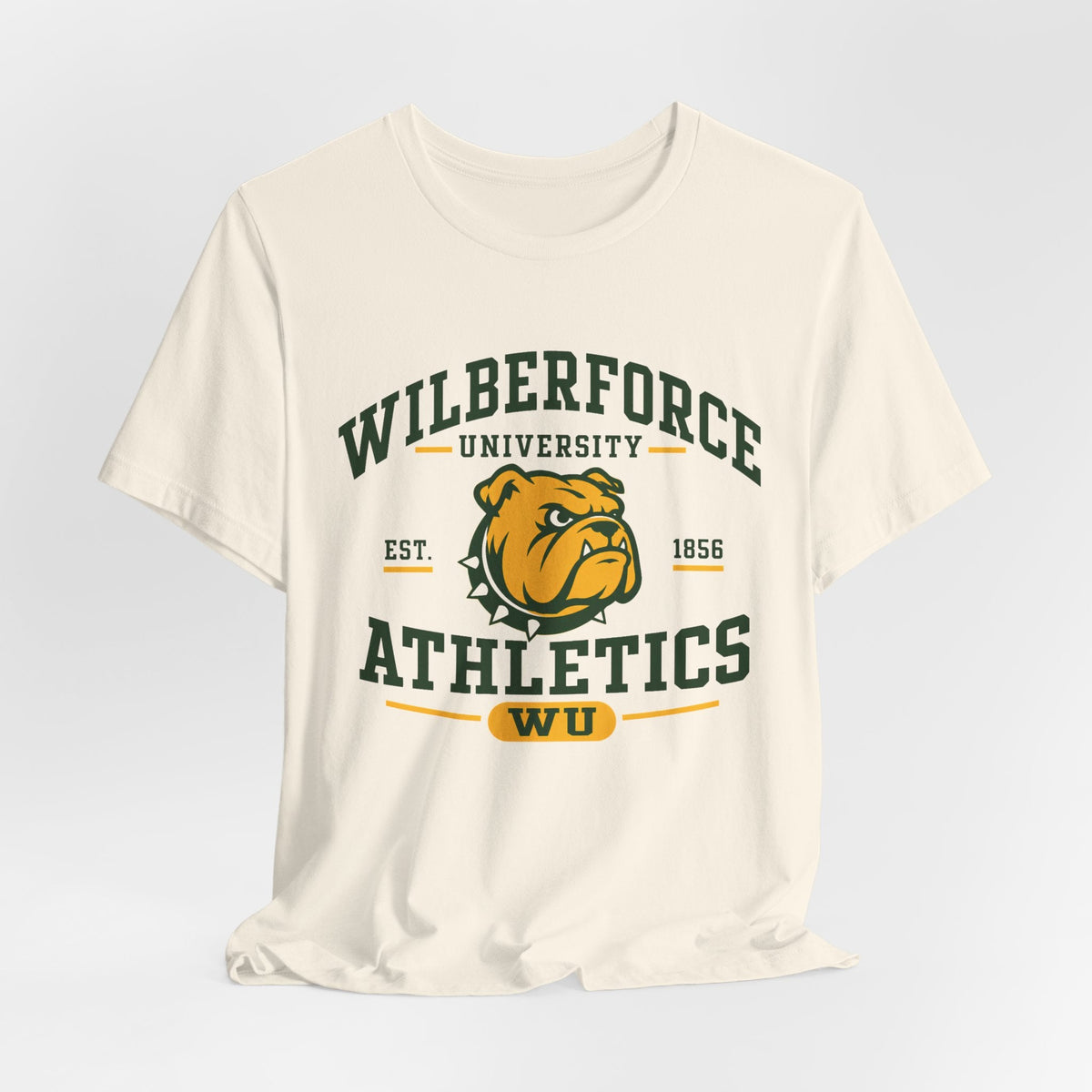 Wilberforce University Athletics T-Shirt — Bulldogs Logo College Tee - Lasercraft Design