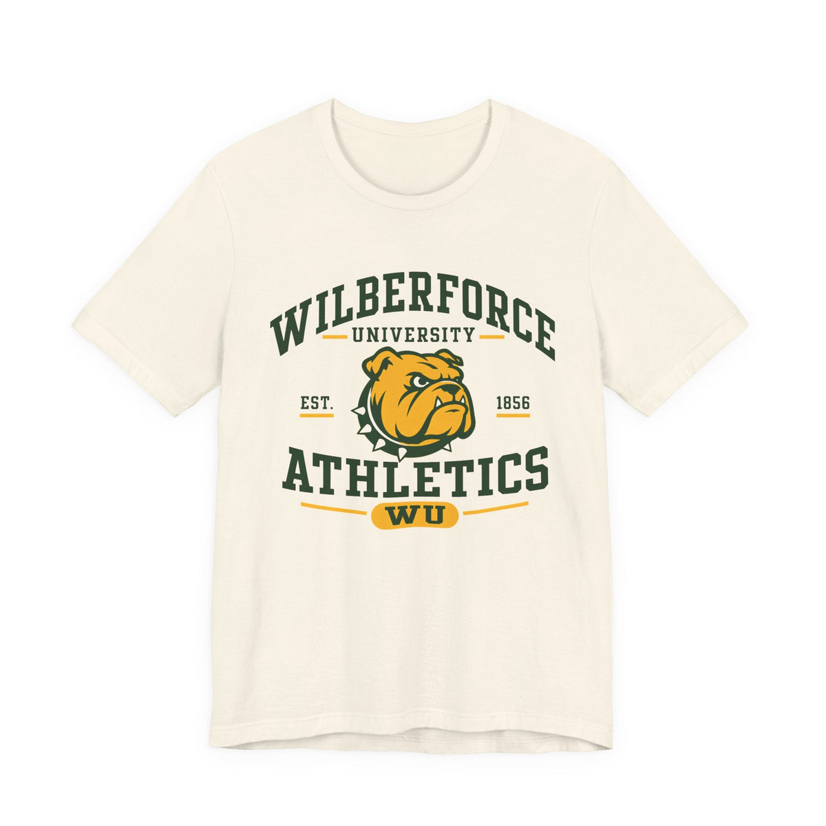 Wilberforce University Athletics T-Shirt — Bulldogs Logo College Tee - Lasercraft Design